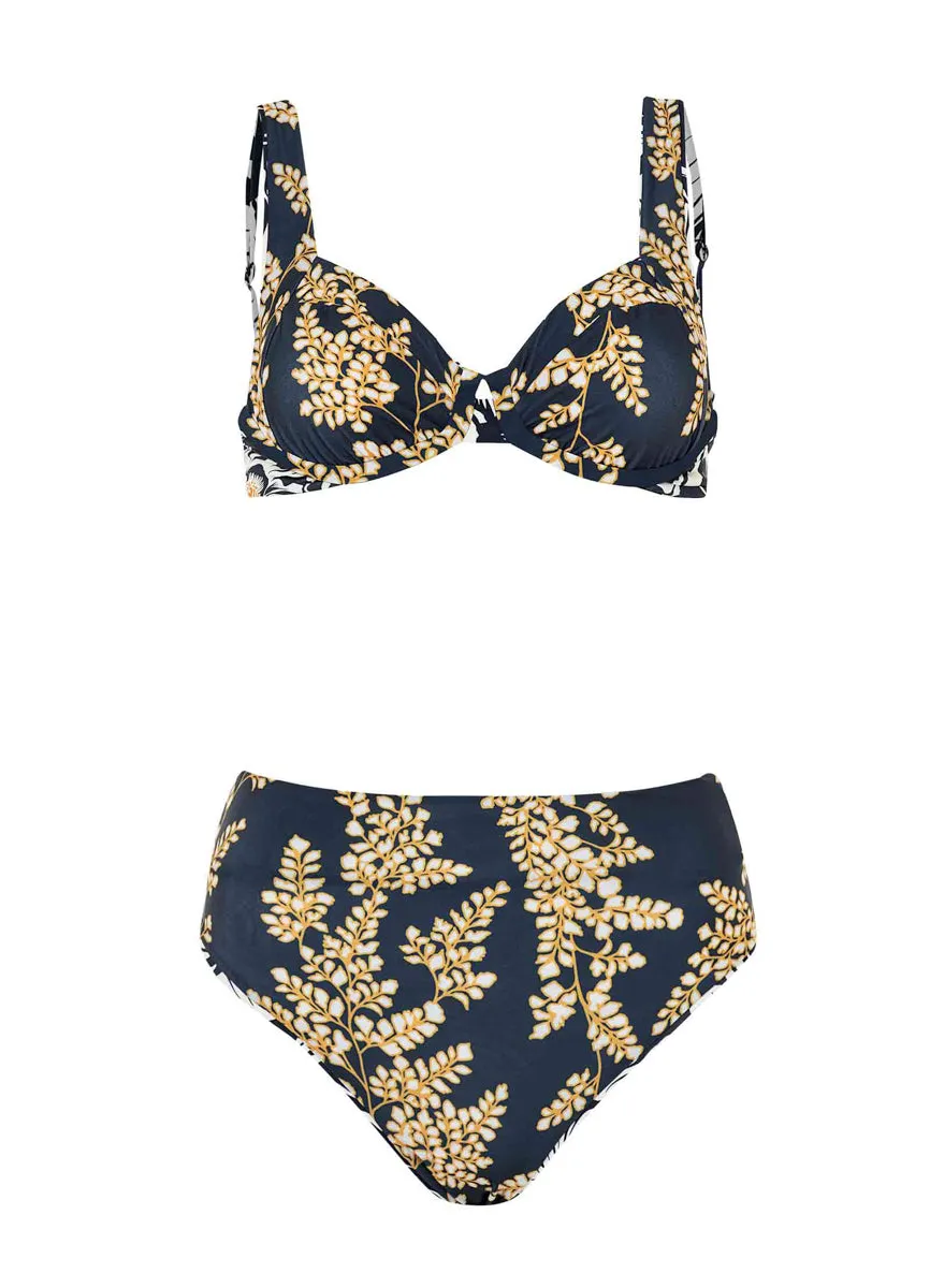 Maaji Delft Flowers Archie Unmolded Underwire Bikini Top Maaji