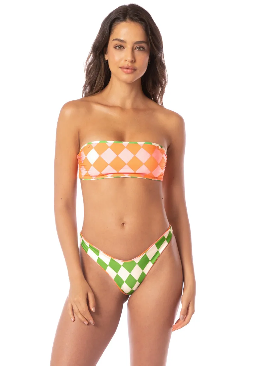 Maaji Diamond Sour Bryn Strapless Bandeau Bikini Top Maaji