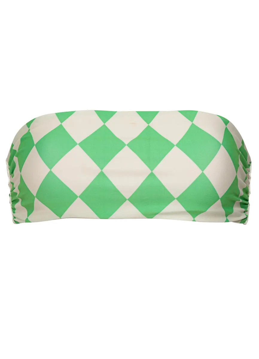 Maaji Diamond Sour Bryn Strapless Bandeau Bikini Top Maaji