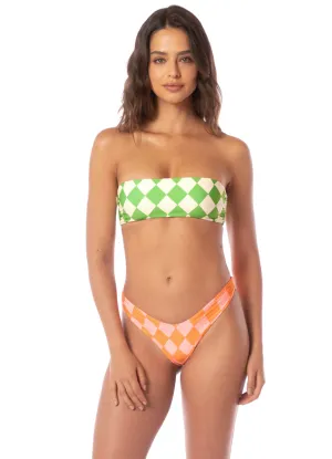 Maaji Diamond Sour Bryn Strapless Bandeau Bikini Top Maaji