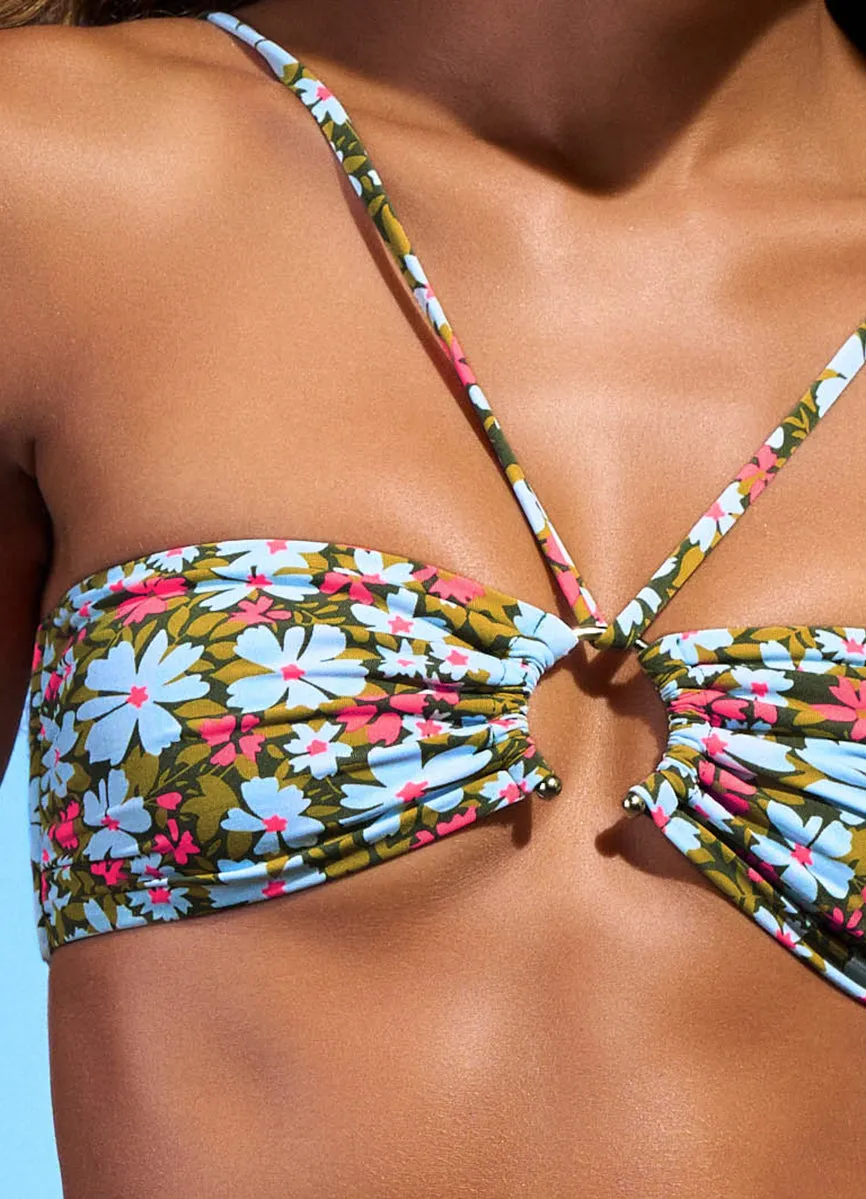 Maaji Ditsyduo Halfmoon Strapless Bandeau Bikini Top Maaji