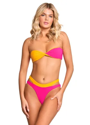 Maaji Dragon Fruit Angeli Strapless Bandeau Bikini Top Maaji
