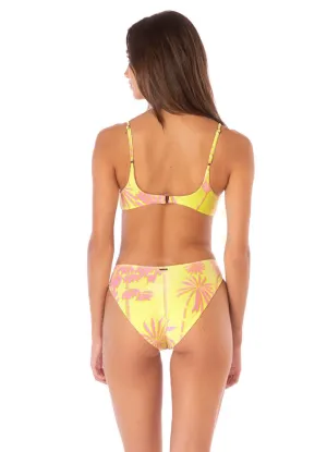 Maaji Dream Palm Sublimity Regular Rise Classic Bikini Bottom Maaji