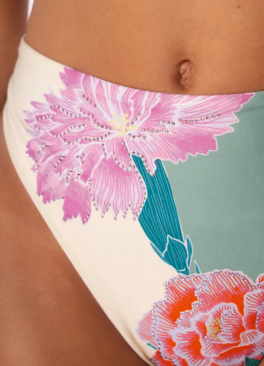 Maaji Eden Delphi High Rise Thin Side Bikini Bottom Maaji