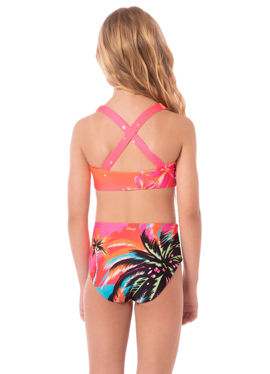 Maaji Electric Sunrise Aurorally Girls One Piece Maaji