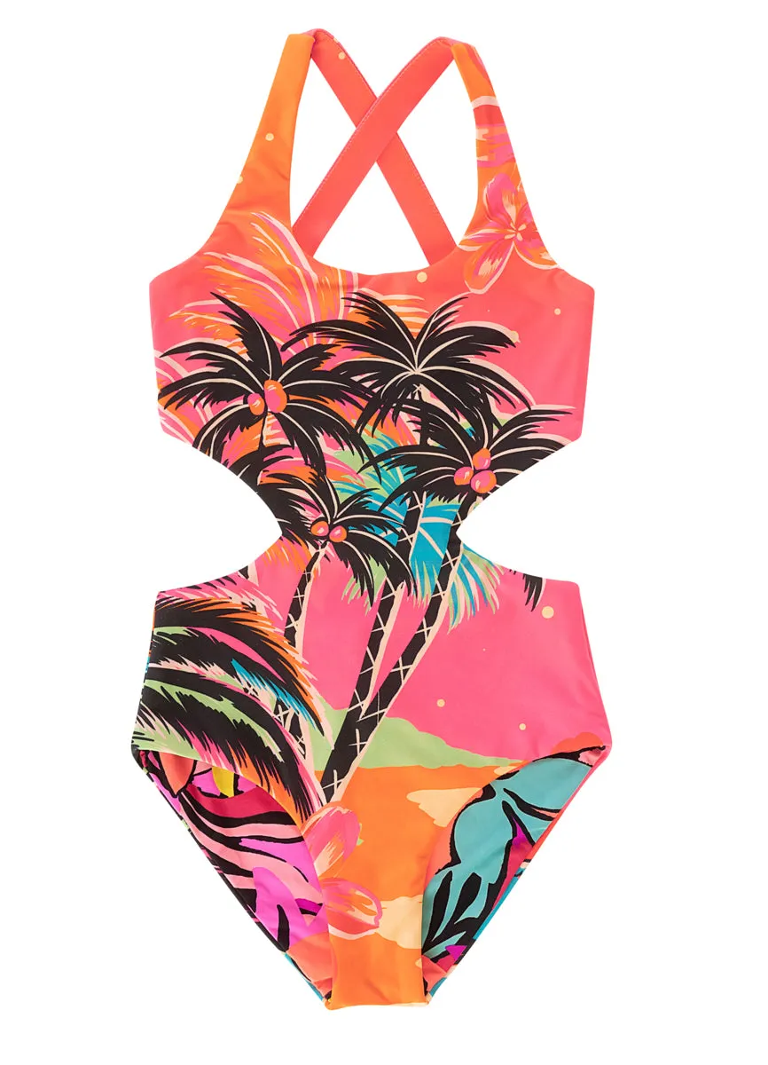 Maaji Electric Sunrise Aurorally Girls One Piece Maaji