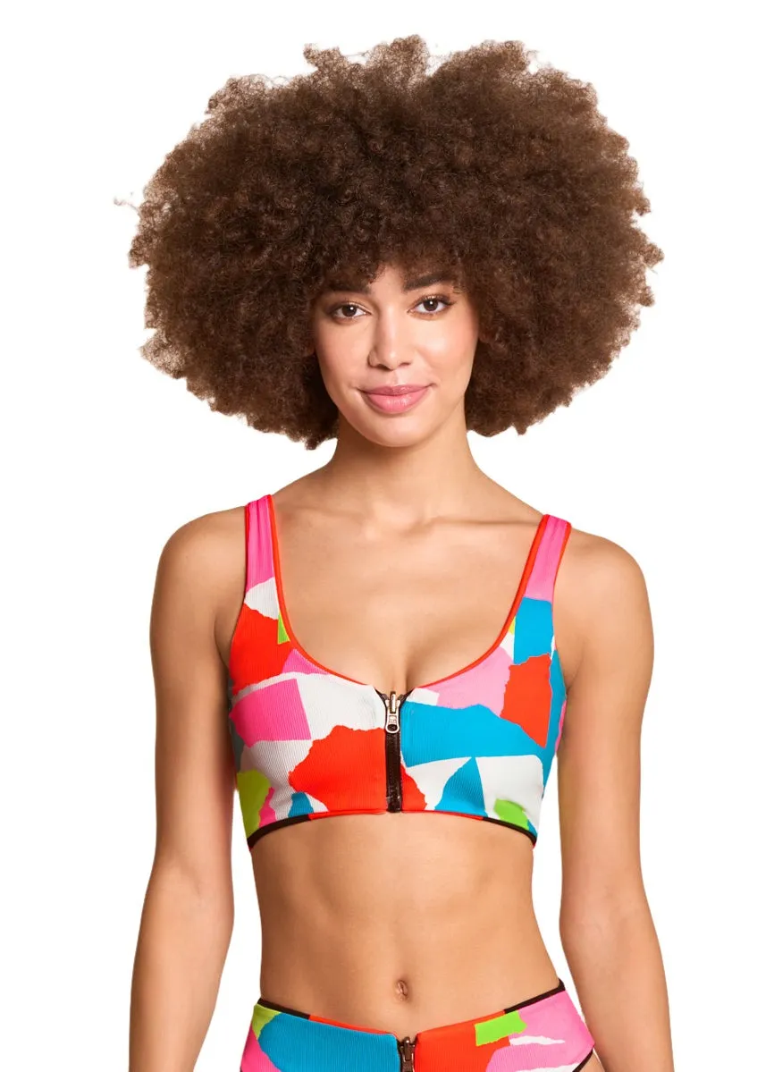 Maaji Fire Ninna Sporty Bralette Bikini Top Maaji