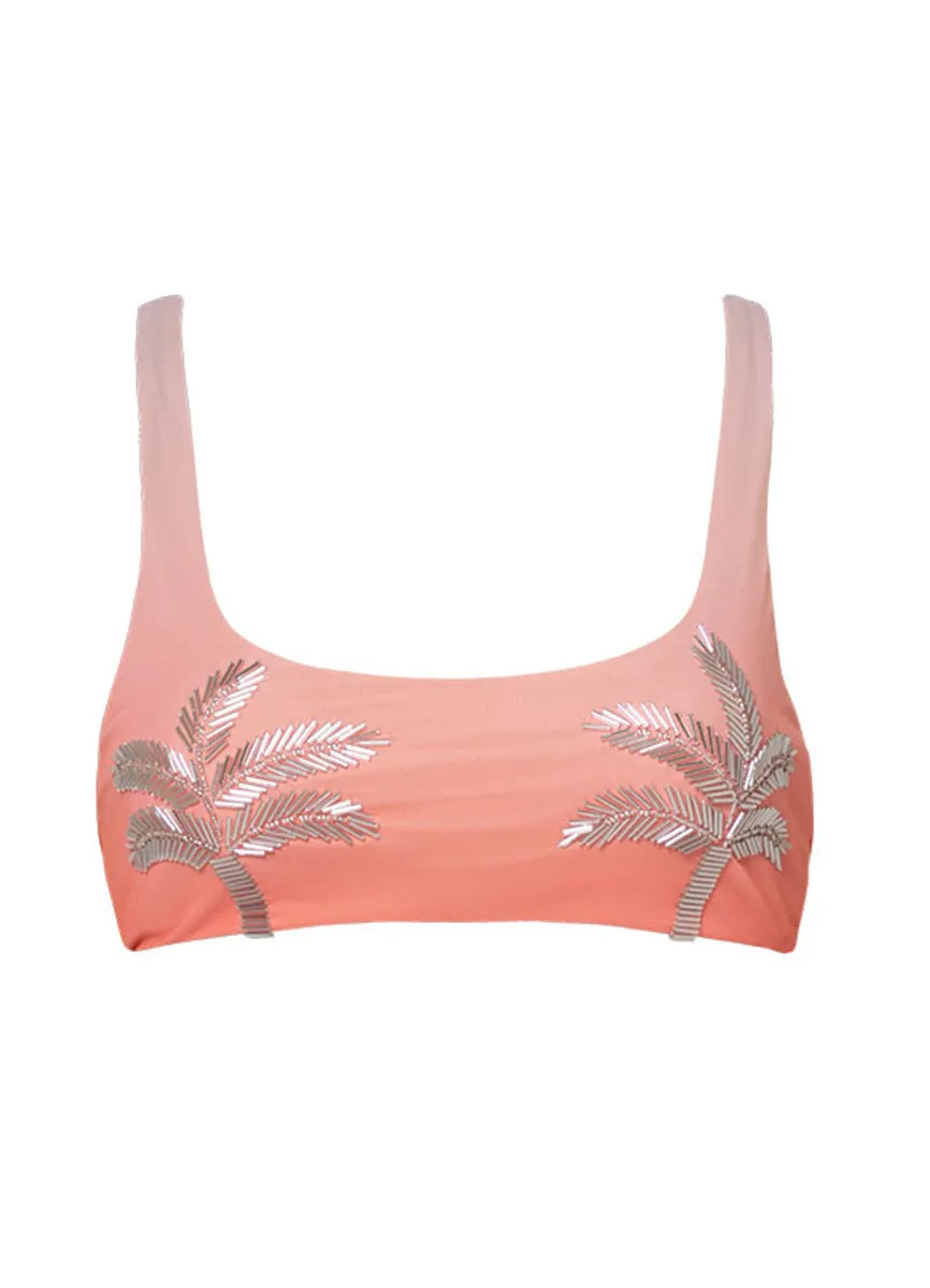 Maaji Flame Palms Gwen Classic Bralette Bikini Top Maaji