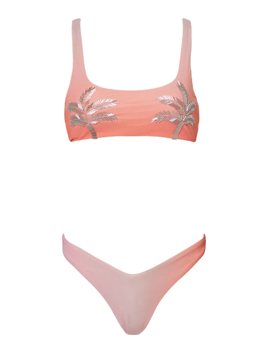 Maaji Flame Palms Gwen Classic Bralette Bikini Top Maaji