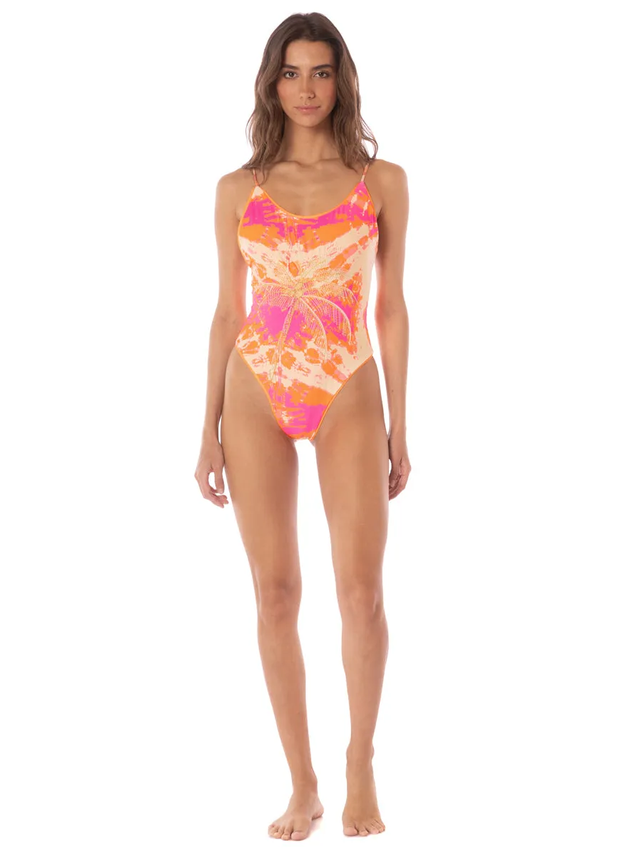 Maaji Flamingo Swirl Luster Classic One Piece Maaji