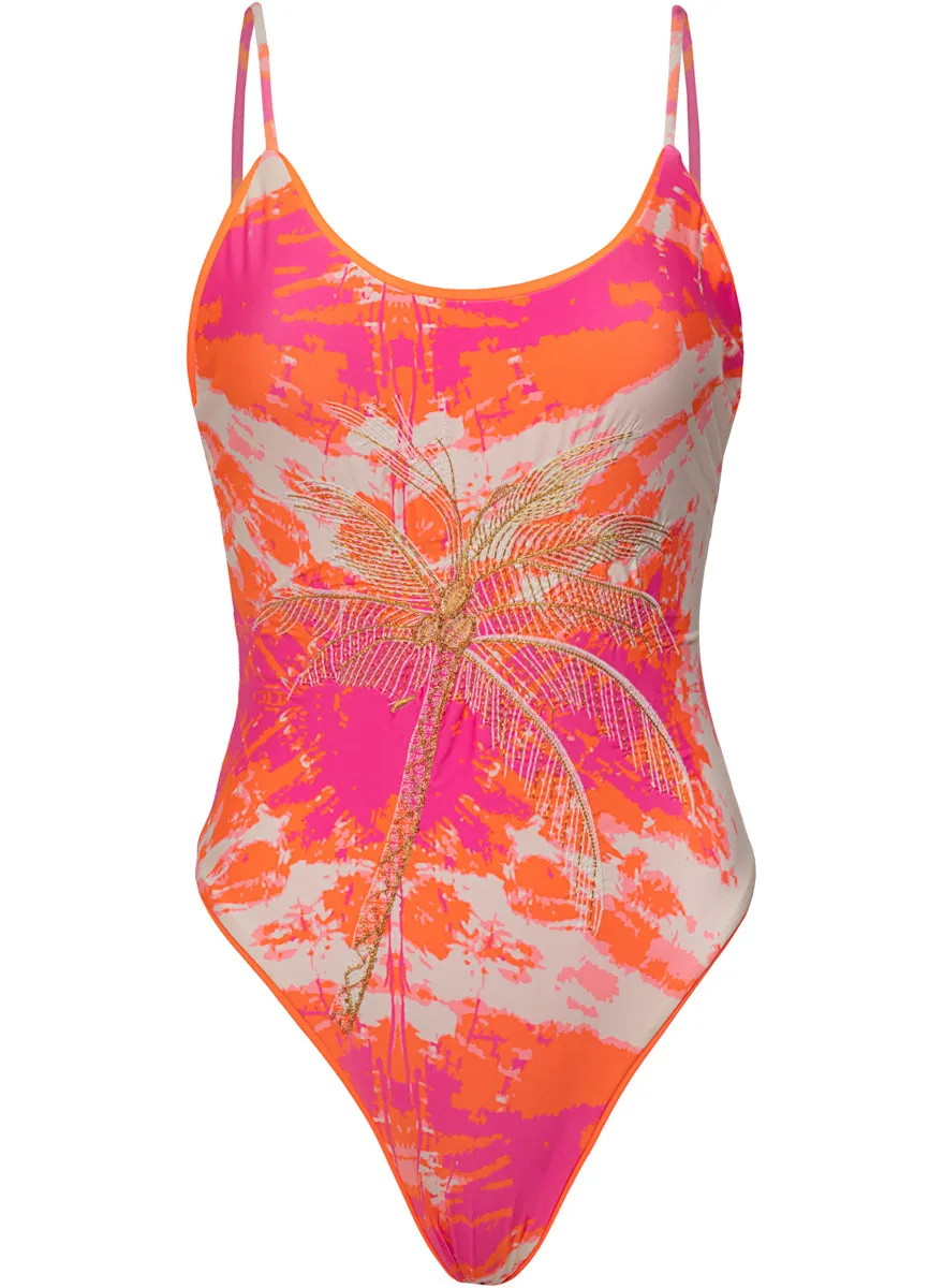 Maaji Flamingo Swirl Luster Classic One Piece Maaji