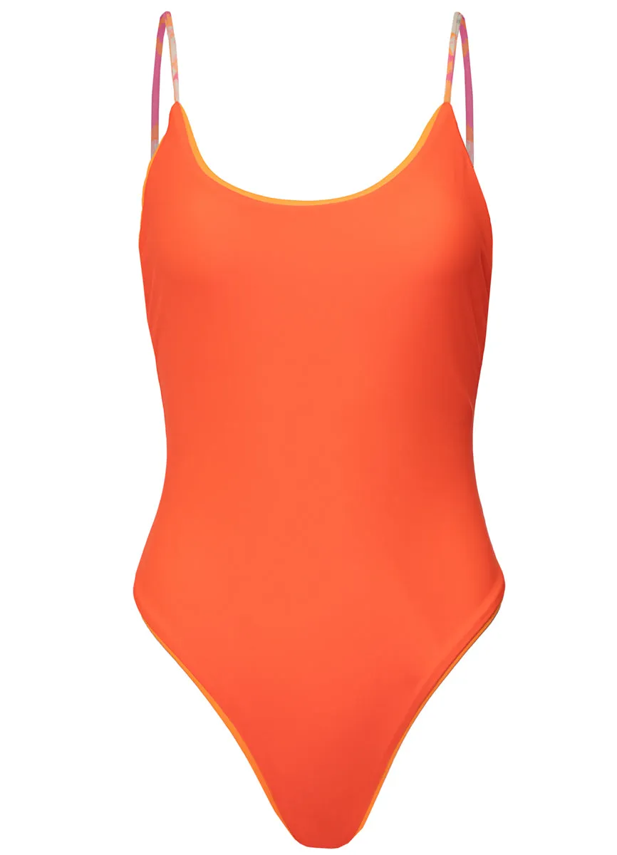 Maaji Flamingo Swirl Luster Classic One Piece Maaji