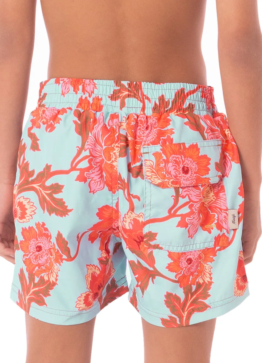 Maaji Floral Sky Little Sailor Boys Trunks Maaji