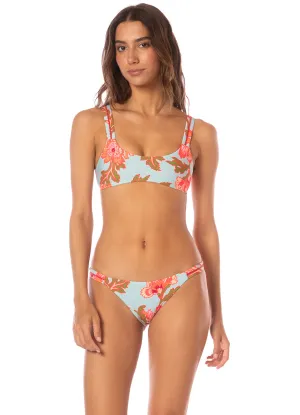Maaji Floral Sky Nalai Sporty Bralette Bikini Top Maaji