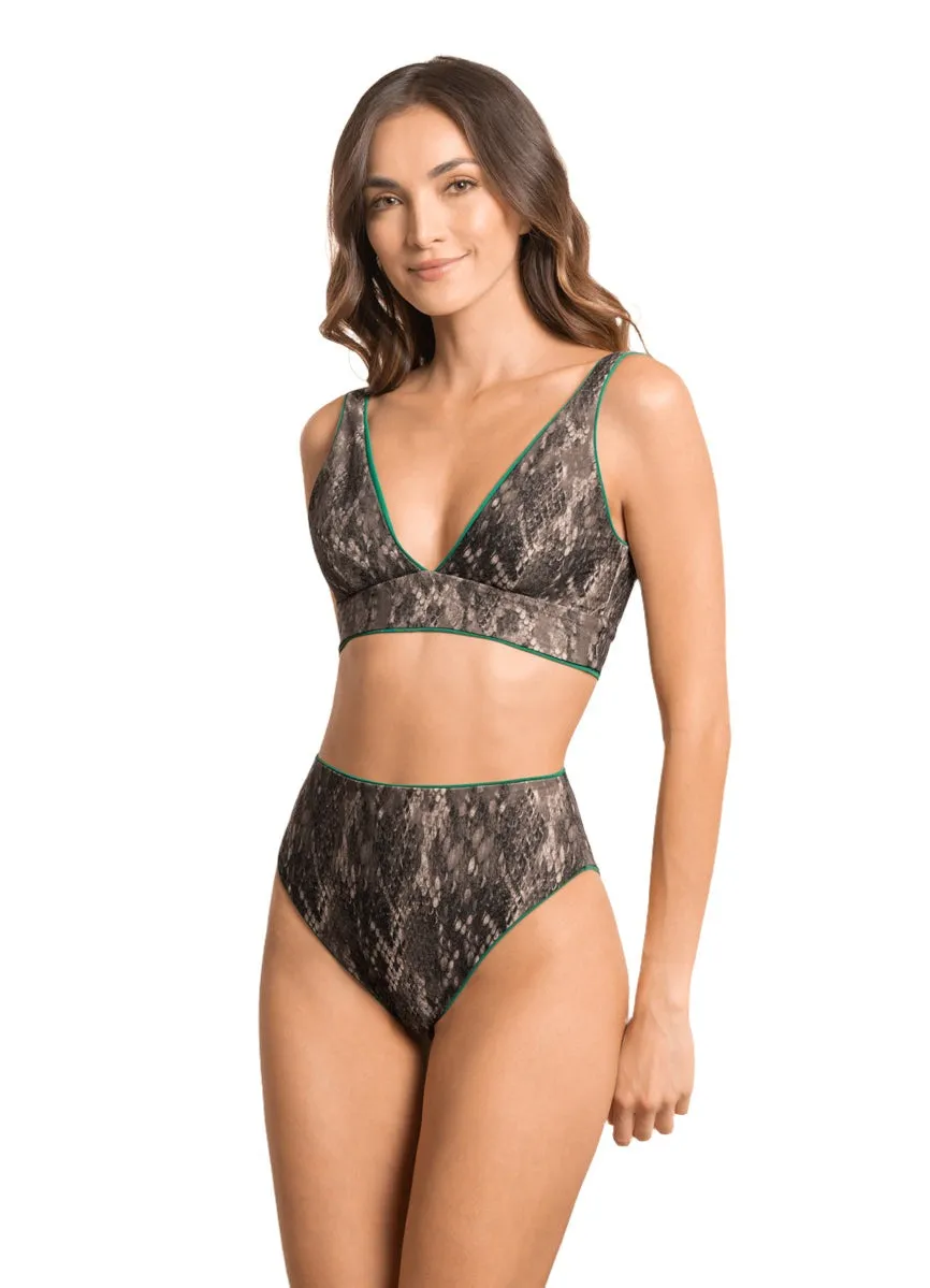 Maaji Forest Betty High Rise/High Leg Bikini Bottom Maaji