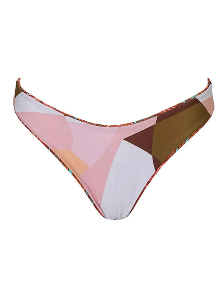 Maaji Garden Engraving Sublimity Regular Rise Classic Bikini Bottom Maaji