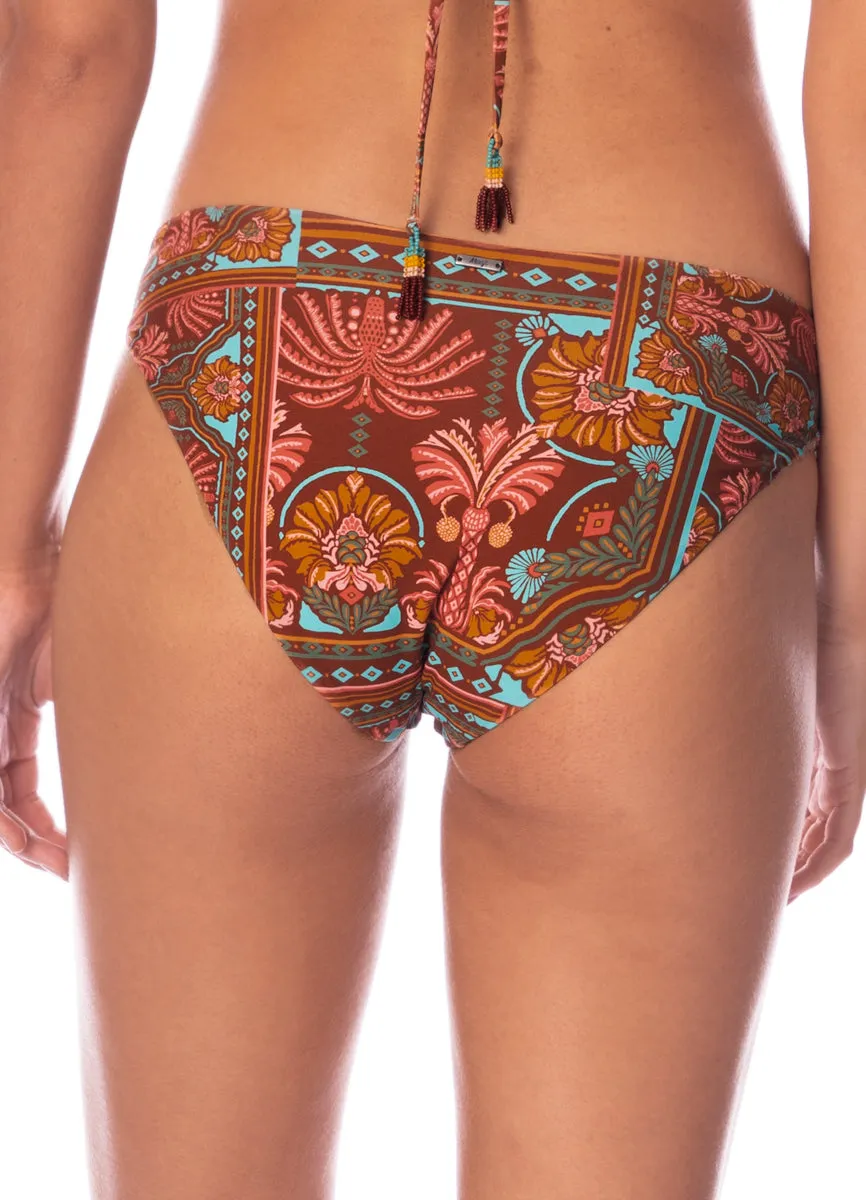 Maaji Garden Engraving Sublimity Regular Rise Classic Bikini Bottom Maaji