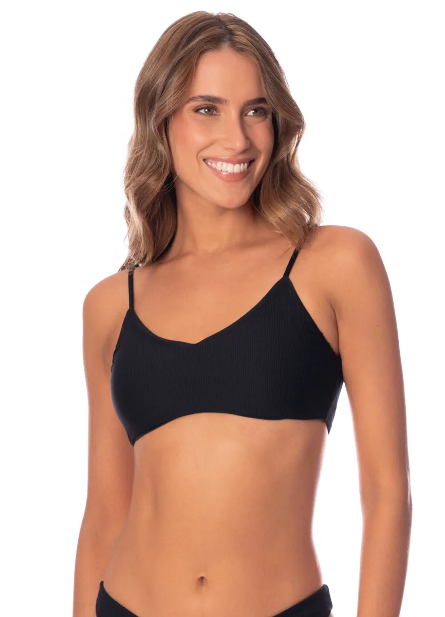 Maaji Jade Black Praia Classic Bralette Bikini Top Maaji