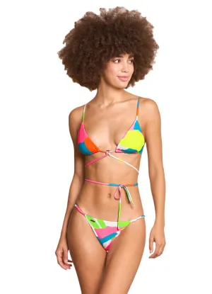Maaji Jigsaw Coco Sliding Triangle Bikini Top Maaji