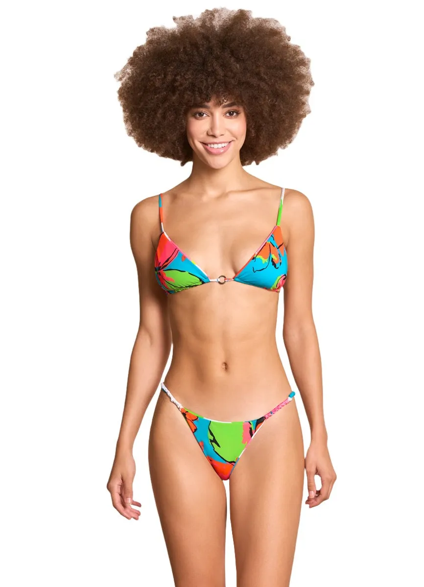 Maaji Jigsaw Coco Sliding Triangle Bikini Top Maaji