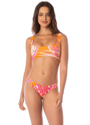 Maaji Jungle Groove Dazzle Lace Up Bralette Bikini Top Maaji
