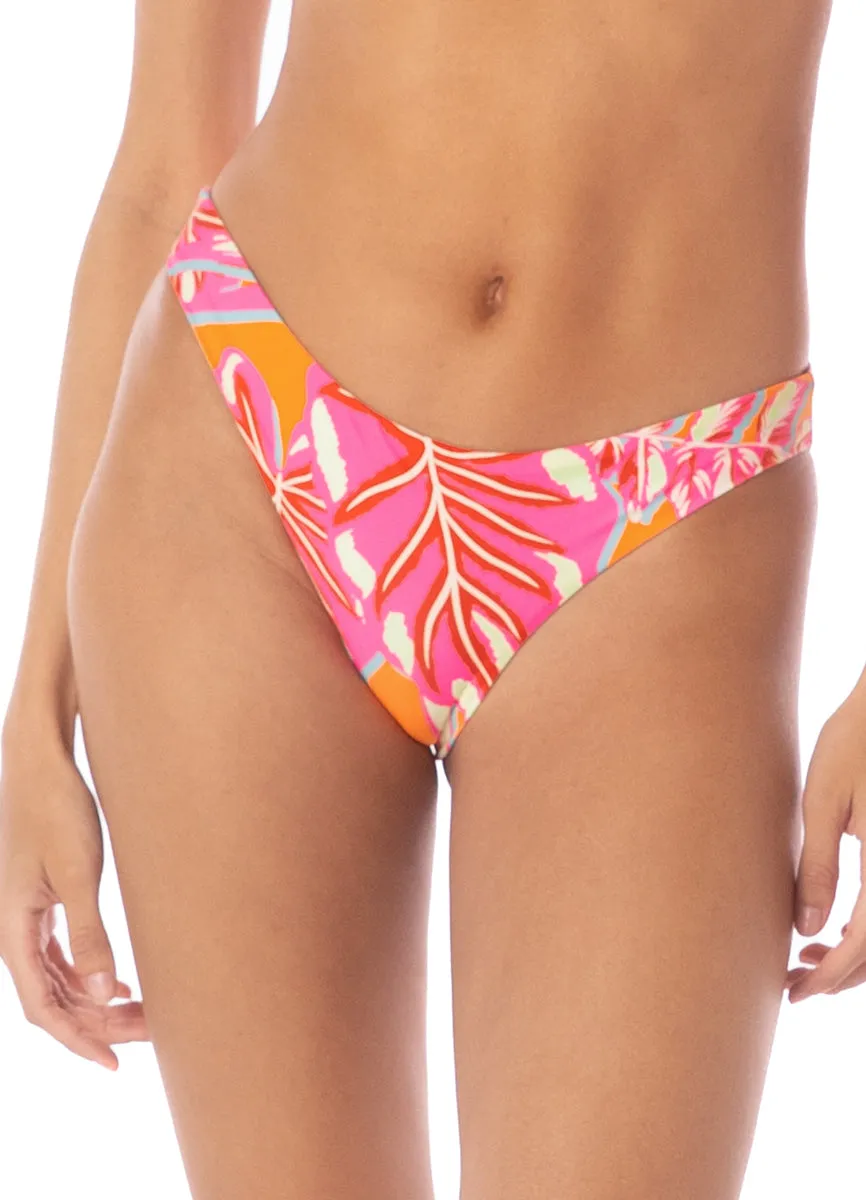 Maaji Jungle Groove Flirt Low Rise Thin Side Bikini Bottom Maaji