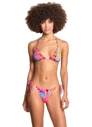 Maaji Jungle Rain Edge Sliding Triangle Bikini Top Maaji