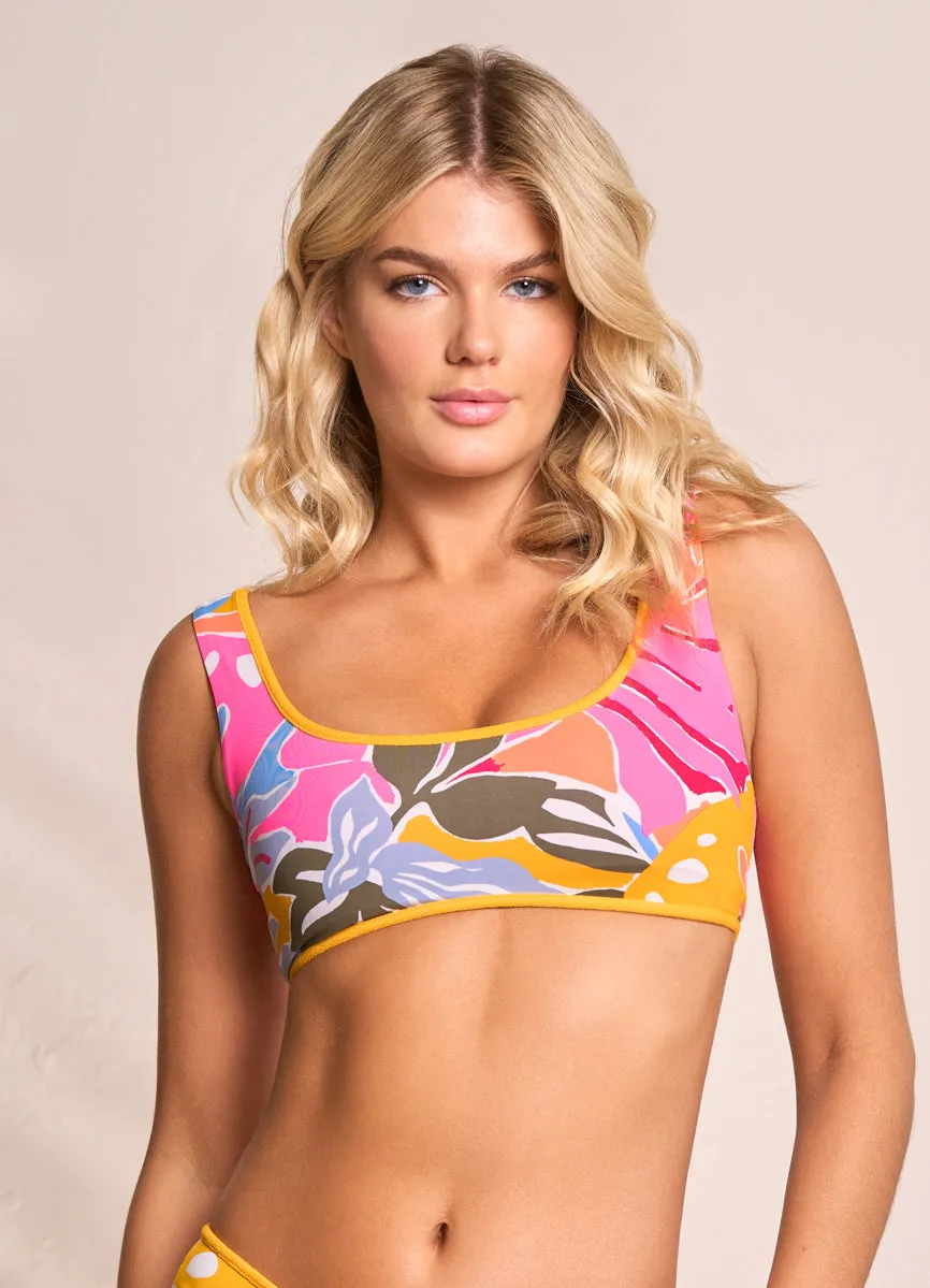 Maaji Jungle Rain Peak Classic Bralette Bikini Top Maaji
