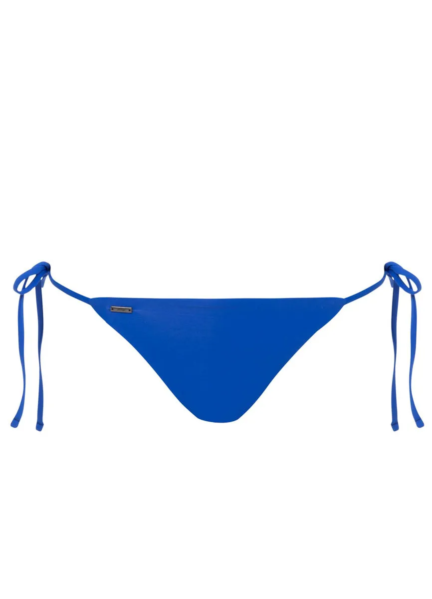 Maaji Lapis Blue Sunning Tie Side Bikini Bottom Maaji