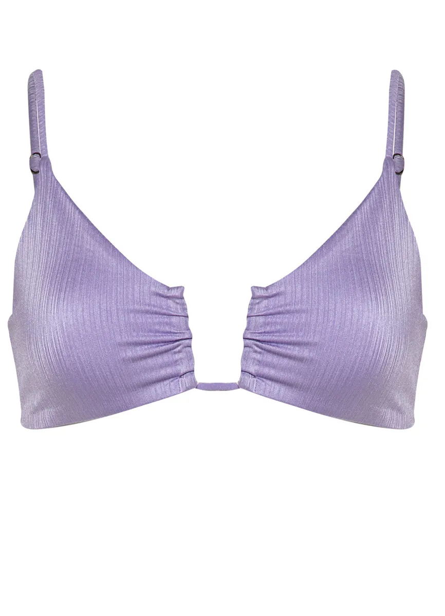 Maaji Lavander Wisteria Bia U Wire Bralette Bikini Top Maaji