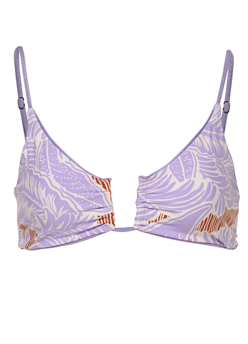 Maaji Lavander Wisteria Bia U Wire Bralette Bikini Top Maaji