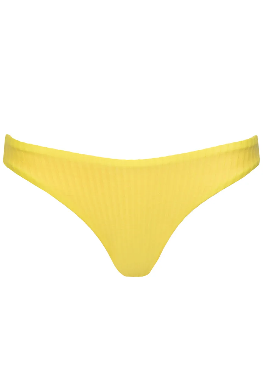 Maaji Lemon Margarita Sublimity Regular Rise Classic Bikini Bottom Maaji