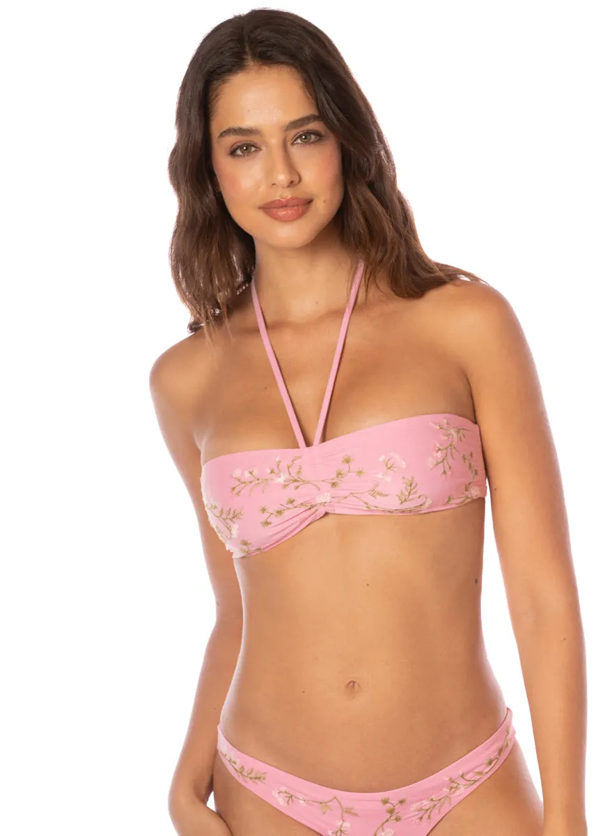 Maaji Light Garden Vivienne Strapless Bandeau Bikini Top Maaji