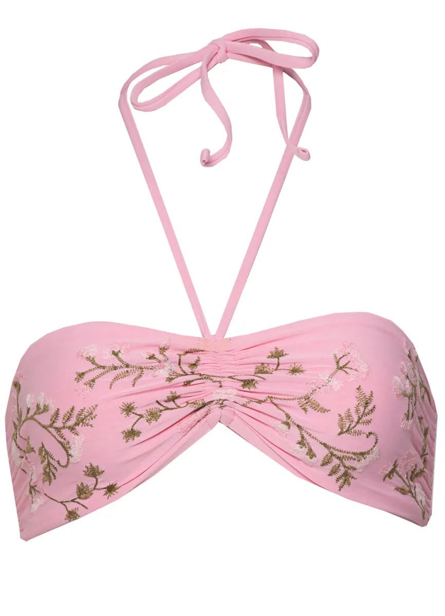 Maaji Light Garden Vivienne Strapless Bandeau Bikini Top Maaji