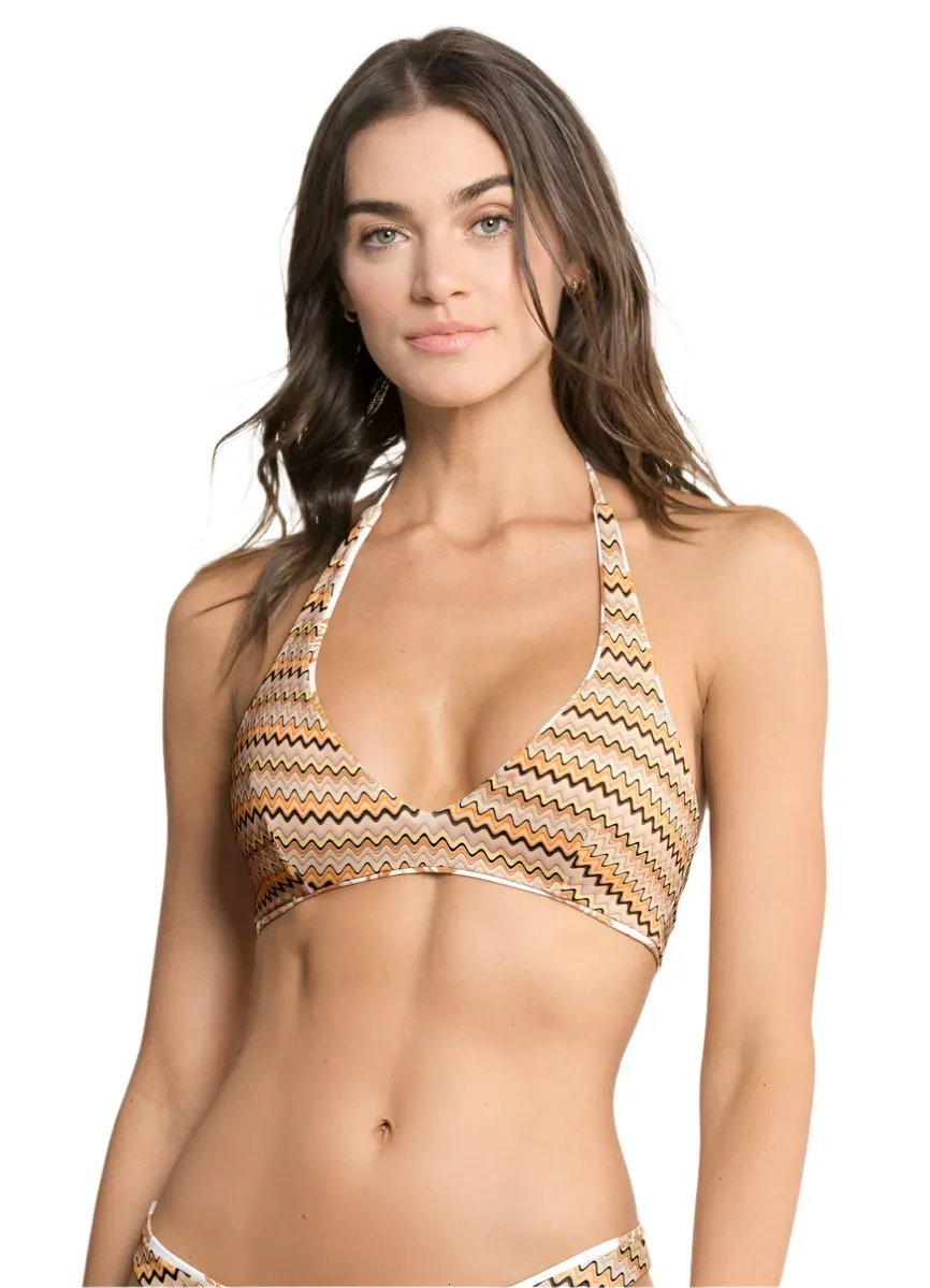 Maaji Mehndi Hena Manhattan Halter Bralette Bikini Top Maaji