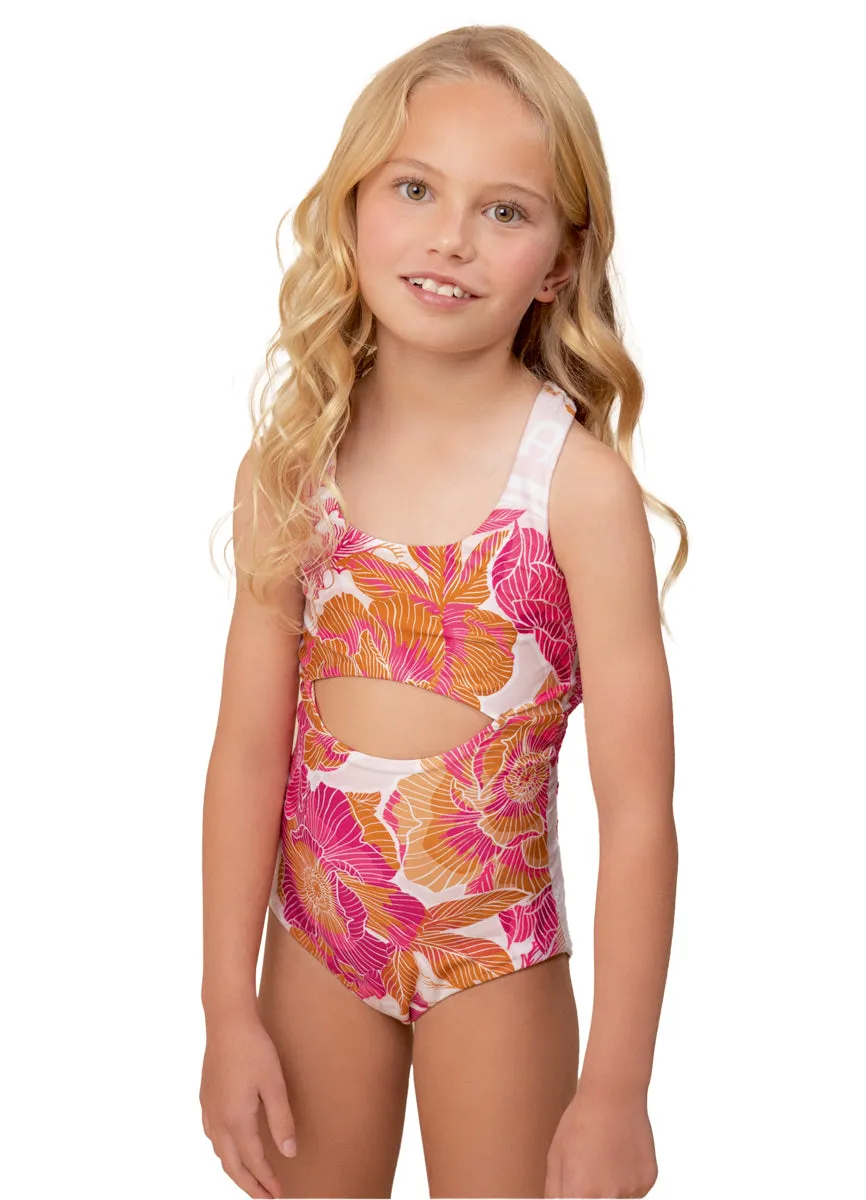Maaji Mexican Floral Confetti Girls One Piece Set Maaji