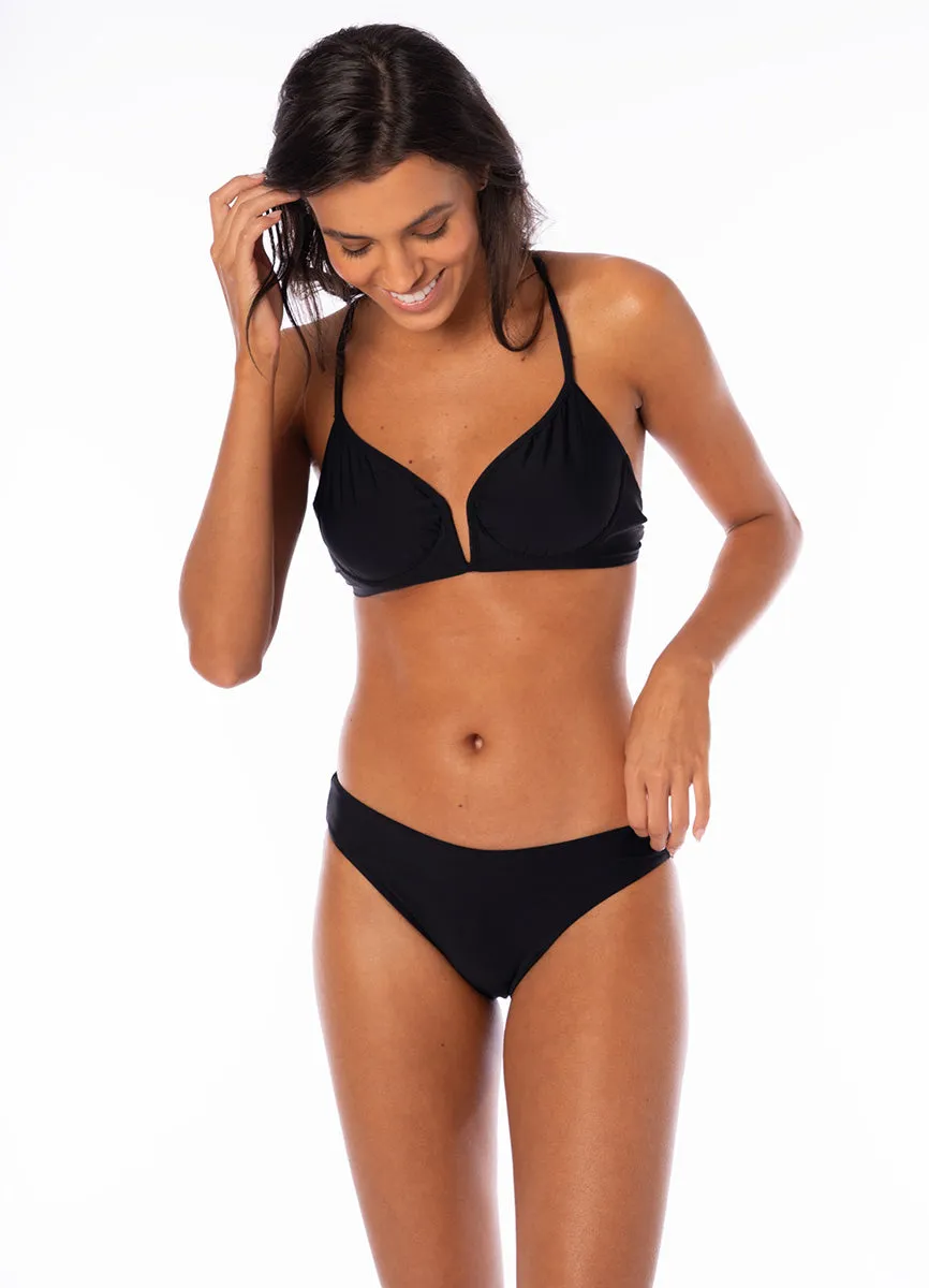 Maaji Midnight Ash Sublimity Regular Rise Classic Bikini Bottom Maaji