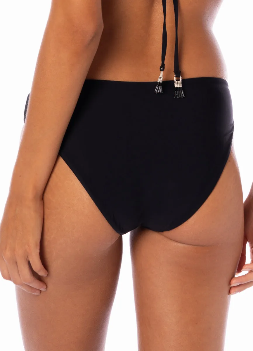 Maaji Midnight Ash Sublimity Regular Rise Classic Bikini Bottom Maaji