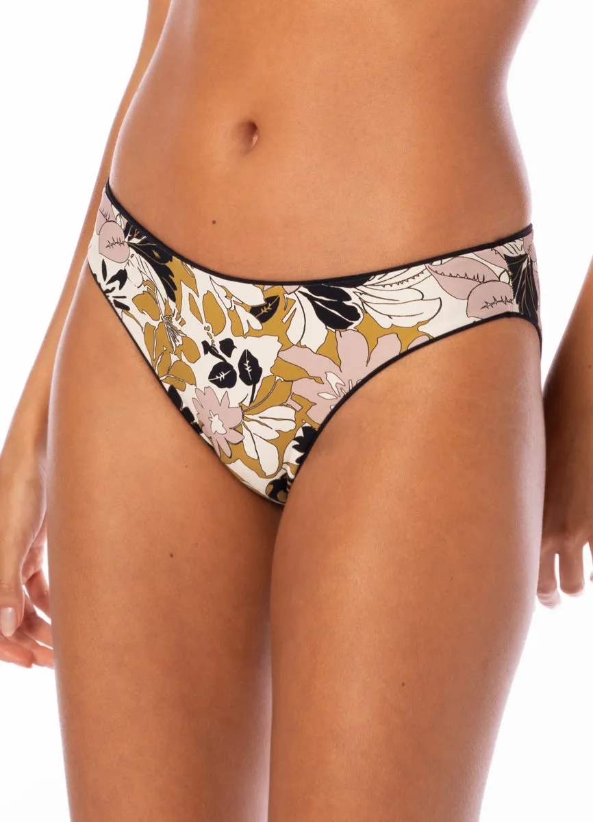 Maaji Midnight Ash Sublimity Regular Rise Classic Bikini Bottom Maaji