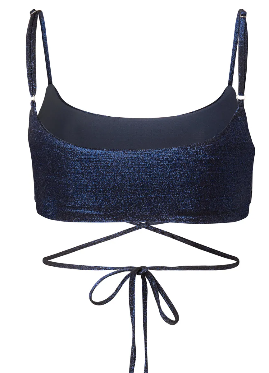 Maaji Midnight Blue Maylee Sporty Bralette Bikini Top Maaji