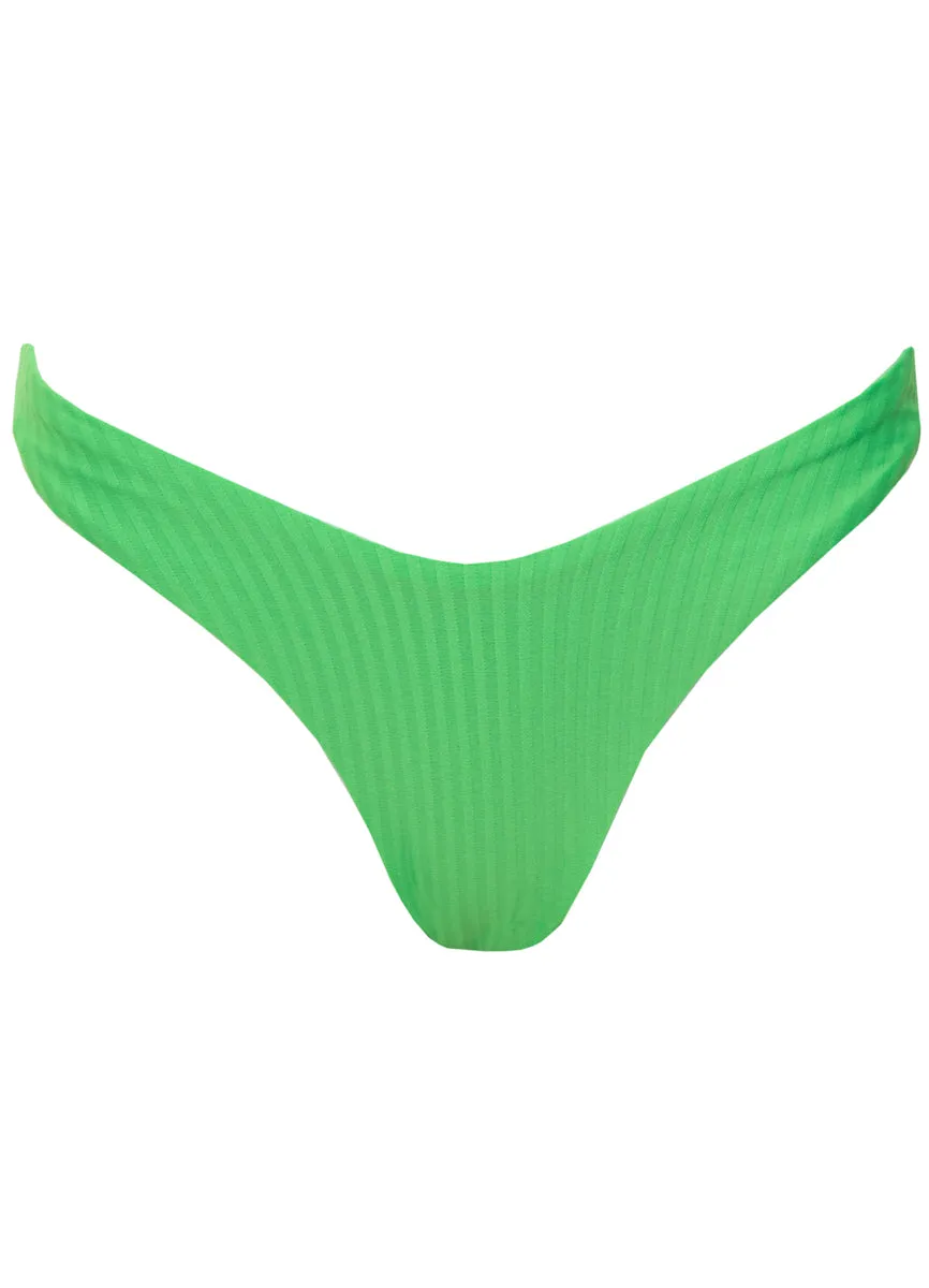 Maaji Mojito Green Splendour Regular Rise Thin Side Bikini Bottom Maaji