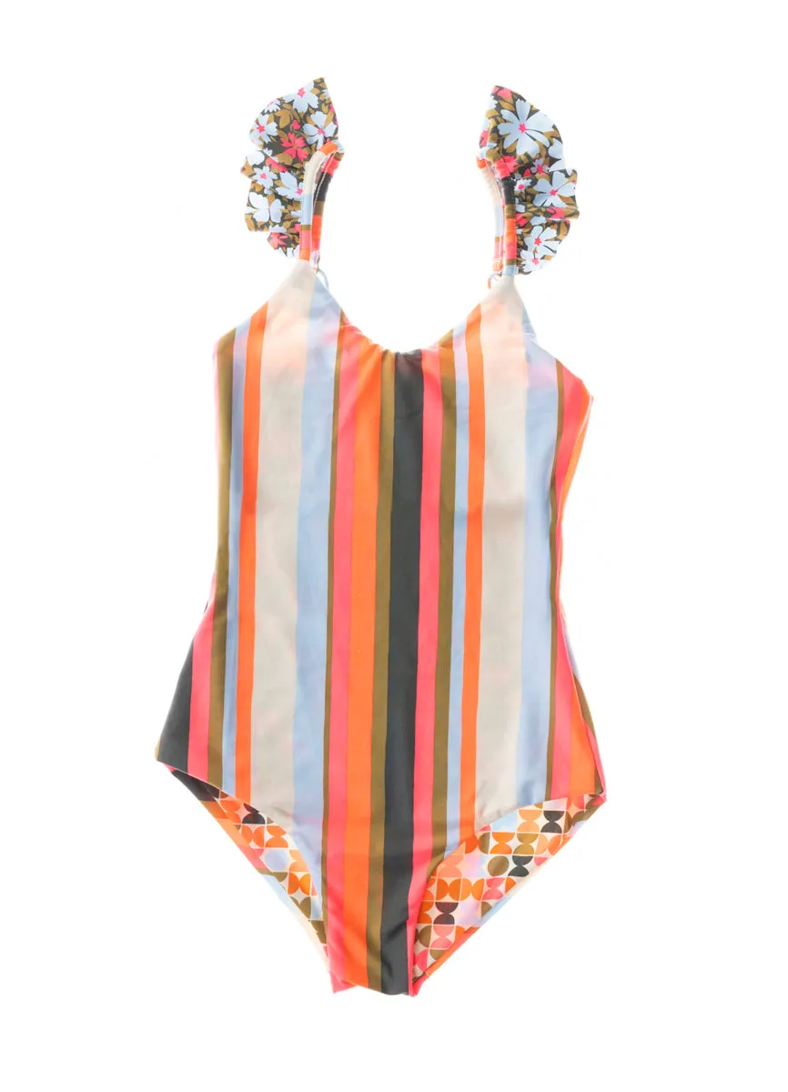 Maaji Multistripe Eternity Girls One Piece Maaji