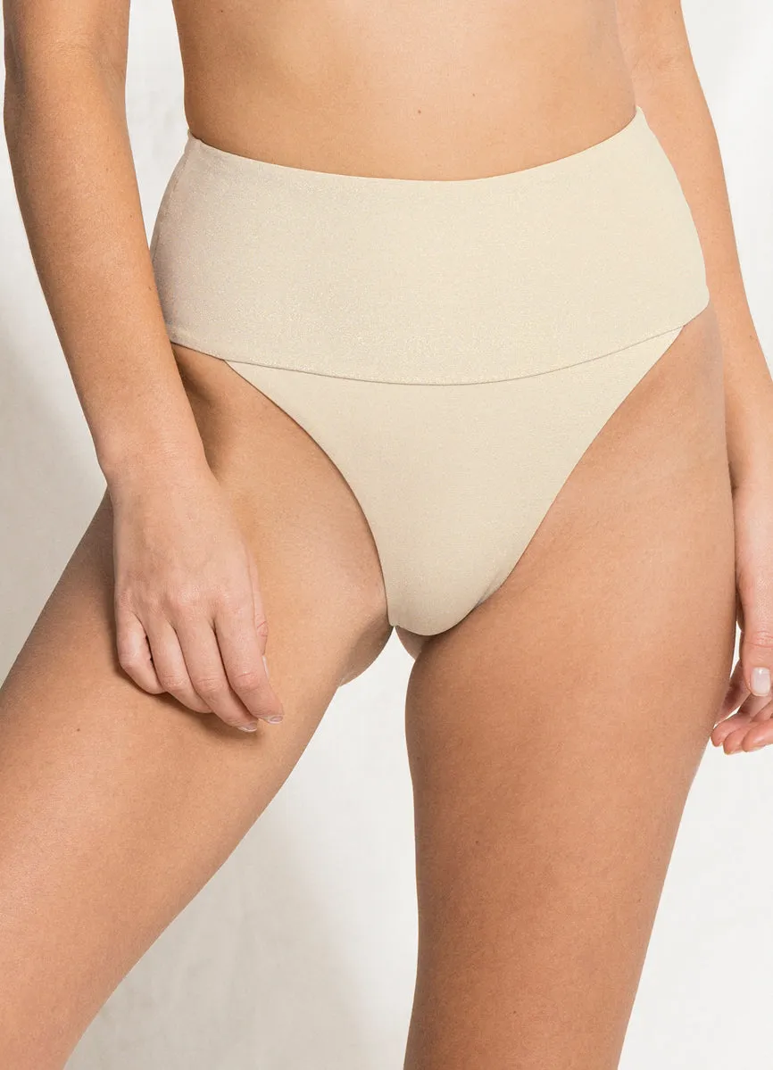 Maaji Nacar Babylon High Rise/High Leg Bikini Bottom Maaji