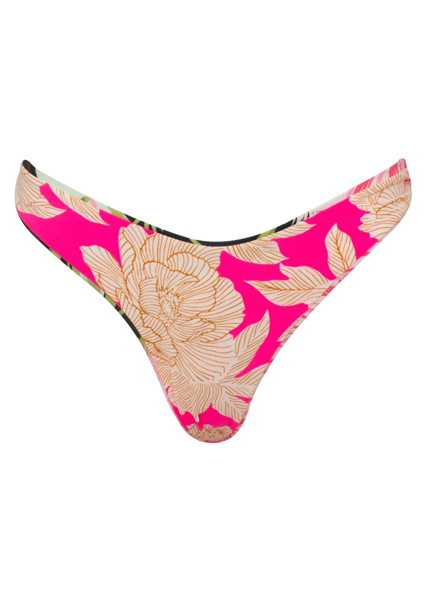 Maaji Neo Hawaiian Splendour Regular Rise Thin Side Bikini Bottom Maaji
