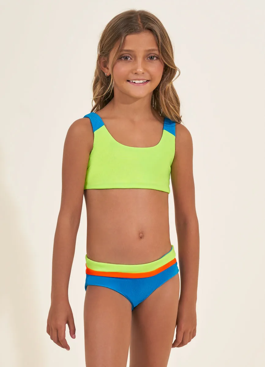 Maaji Ocean Blue Iceland Girls Bikini Set Maaji
