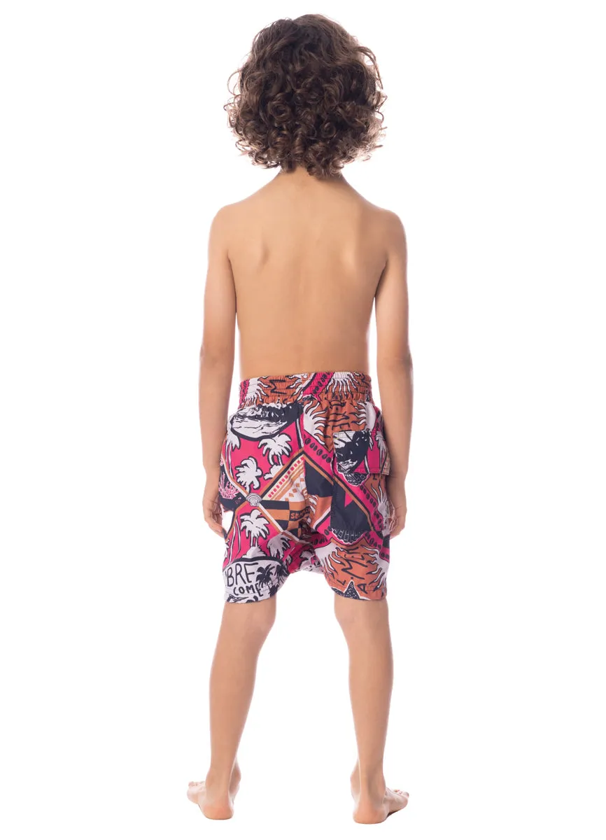 Maaji Ocean Puzzle Little Sailor Boys Trunks Maaji