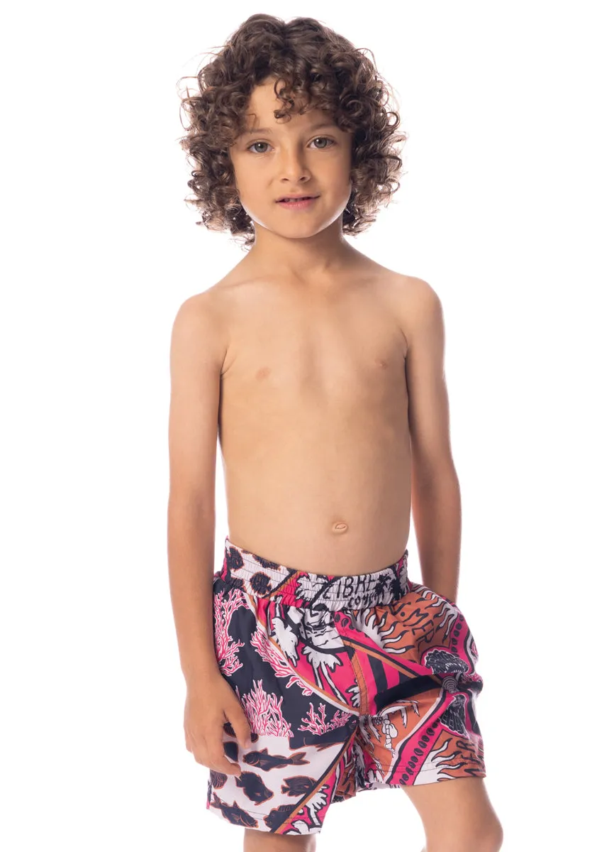 Maaji Ocean Puzzle Little Sailor Boys Trunks Maaji
