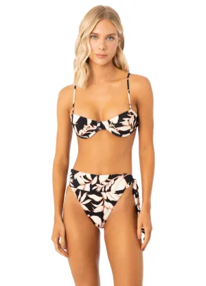 Maaji Opal Leaves Portia Unmolded Underwire Bikini Top Maaji