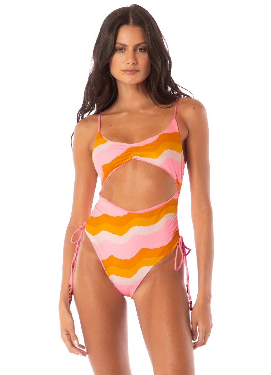 Maaji Orchid Pink Kai Cut Out One Piece Maaji