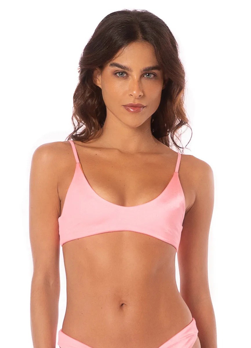 Maaji Orchid Pink Liberties Classic Bralette Bikini Top Maaji